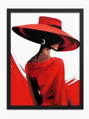 Lady In Red Poster