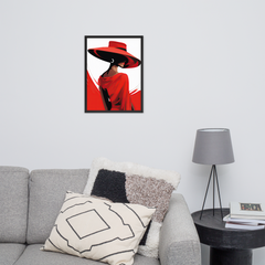 Lady In Red Poster