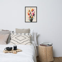 Abstract Tulips Poster